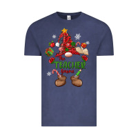 Vintage Denim the teacher gnome christmas Vintage Tee - MaliasSmallBusiness