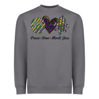 Storm mardi gras love peace Heavyweight Sweatshirt - Bettercallsaul