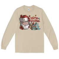Mushroom merry christmas yall Long Sleeve Tee - SublimationCraftShop