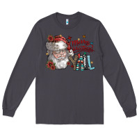 Smoke merry christmas yall Long Sleeve Tee - SublimationCraftShop