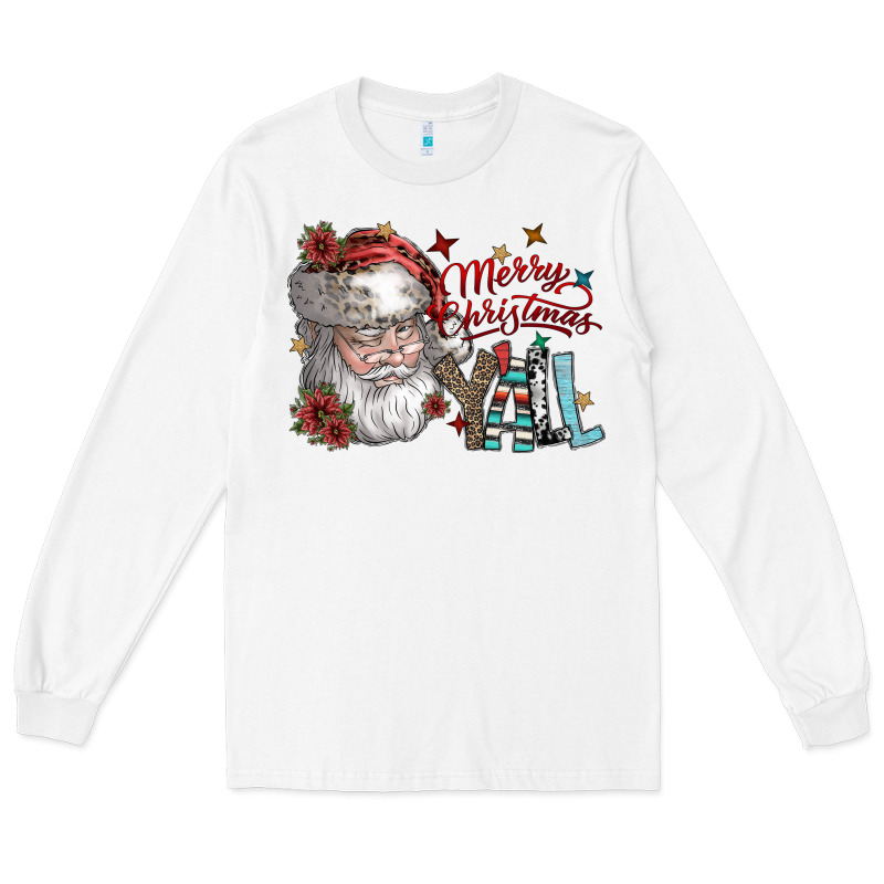 Merry Christmas Yall Long Sleeve Tee by SublimationCraftShop | Teevron
