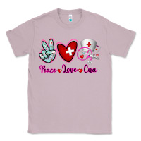Lilac Peace Love Cna Classic Tee - RanaPortraitStore