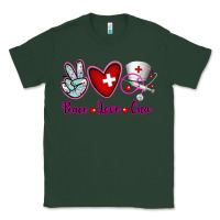 Sports Green Peace Love Cna Classic Tee - RanaPortraitStore