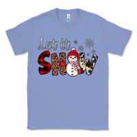 Colony Blue let it snow snowman Classic Tee - JahusDesignShop