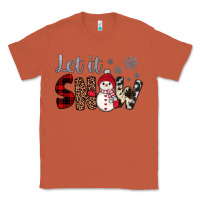 Copper let it snow snowman Classic Tee - JahusDesignShop