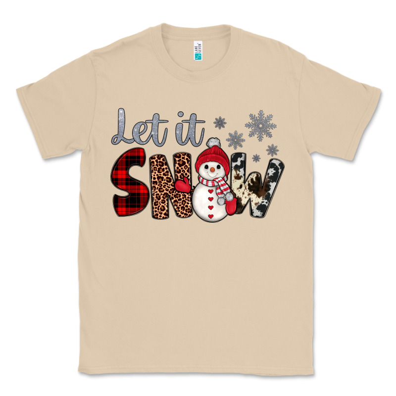 Let It Snow Snowman Classic Tee by JahusDesignShop | Teevron