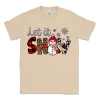 Mushroom let it snow snowman Classic Tee - JahusDesignShop