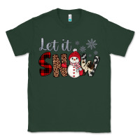 Sports Green let it snow snowman Classic Tee - JahusDesignShop