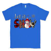 True Royal let it snow snowman Classic Tee - JahusDesignShop