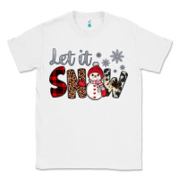 White let it snow snowman Classic Tee - JahusDesignShop