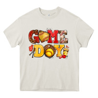 Cream game day softball Heavy Core Tee - AdoDesignShop