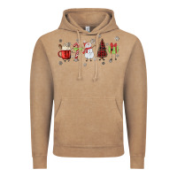Vintage Coffee Cartoon Christmas Characters Vintage Hoodie - MaliasSmallBusiness