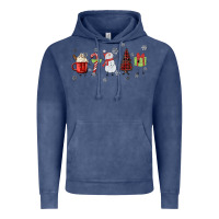 Vintage Denim Cartoon Christmas Characters Vintage Hoodie - MaliasSmallBusiness
