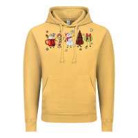 Vintage Mustard Cartoon Christmas Characters Vintage Hoodie - MaliasSmallBusiness