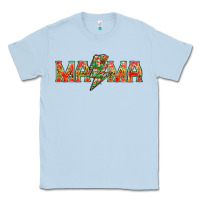 Dusty Blue Mama Christmas lightning bolt Classic Tee - NancyCooperArtShop