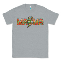 Heather Grey Mama Christmas lightning bolt Classic Tee - NancyCooperArtShop