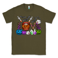 Army Green love  halloween Classic Tee - CowhideDigitalArt