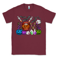 Burgundy love  halloween Classic Tee - CowhideDigitalArt