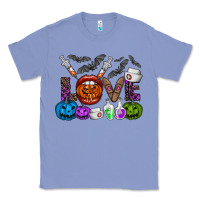 Colony Blue love  halloween Classic Tee - CowhideDigitalArt