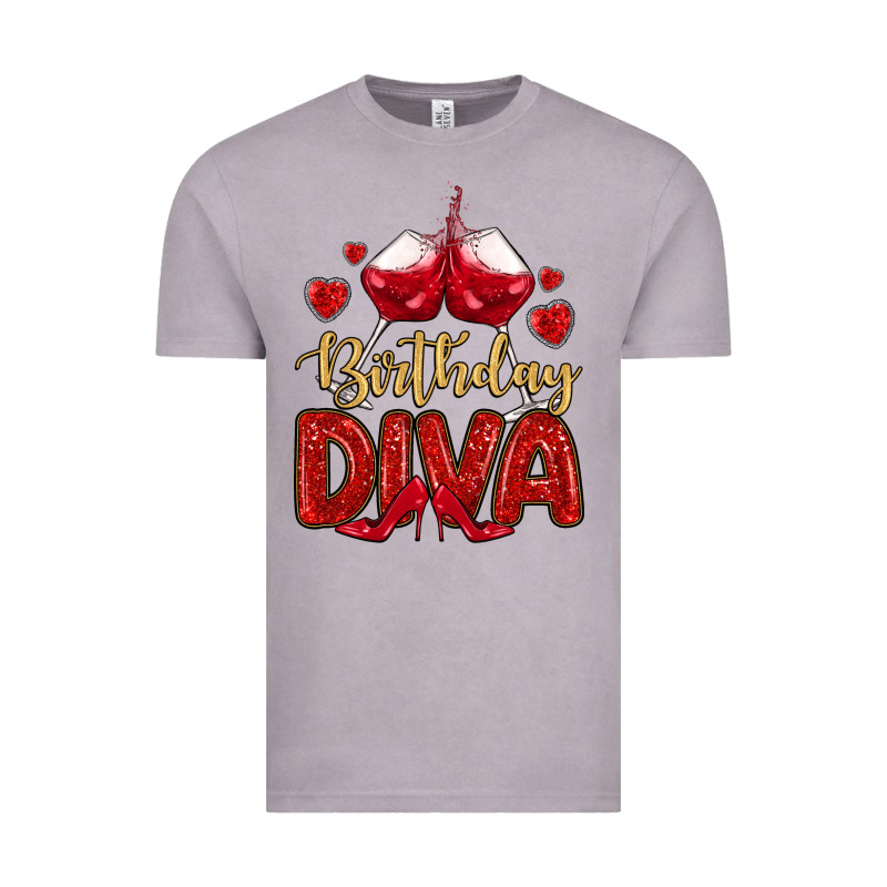 Birthday Diva Vintage Tee by MaliasSmallBusiness | Teevron