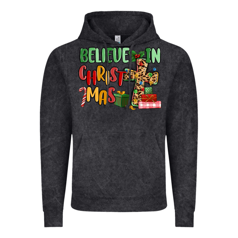 Believe In Christmas Vintage Hoodie by MaliasSmallBusiness | Teevron