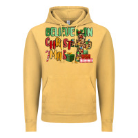 Vintage Mustard believe in christmas Vintage Hoodie - MaliasSmallBusiness