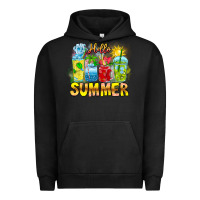 Pigment Black Hello Summer Urban Hoodie - CowhideDigitalArt