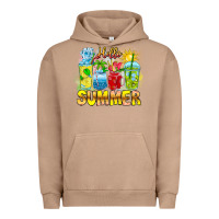 Pigment Burro Hello Summer Urban Hoodie - CowhideDigitalArt