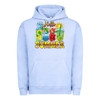 Pigment Grape Ice Hello Summer Urban Hoodie - CowhideDigitalArt