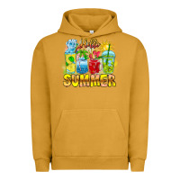 Pigment Peanut Butter Hello Summer Urban Hoodie - CowhideDigitalArt