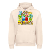 Sandshell Hello Summer Urban Hoodie - CowhideDigitalArt