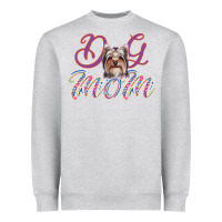 Heather Grey Dog Mom Heavyweight Sweatshirt - Bettercallsaul
