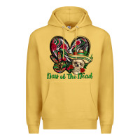 Antique Gold Day of the dead Mexico Premium Hoodie - HowdyJamesFarm