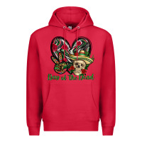 Cardinal Day of the dead Mexico Premium Hoodie - HowdyJamesFarm