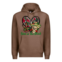 Chestnut Day of the dead Mexico Premium Hoodie - HowdyJamesFarm