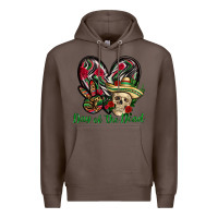 Coffee Day of the dead Mexico Premium Hoodie - HowdyJamesFarm