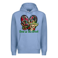 Colony Blue Day of the dead Mexico Premium Hoodie - HowdyJamesFarm