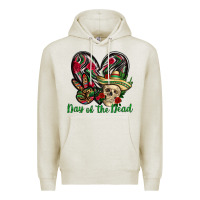 Oatmeal Heather Day of the dead Mexico Premium Hoodie - HowdyJamesFarm