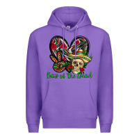 Purple Day of the dead Mexico Premium Hoodie - HowdyJamesFarm