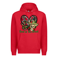 Red Day of the dead Mexico Premium Hoodie - HowdyJamesFarm