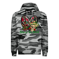Slate Camo Day of the dead Mexico Premium Hoodie - HowdyJamesFarm