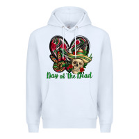 White Day of the dead Mexico Premium Hoodie - HowdyJamesFarm