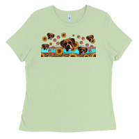 Matcha western boxer dogs Ladies Tee - Jasminsmagicworld