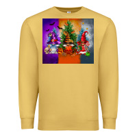 Antique Gold halloween gnomes Premium Sweatshirt - FaDigitalArtStudio
