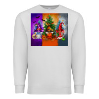 Dove Grey halloween gnomes Premium Sweatshirt - FaDigitalArtStudio