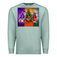 Seafoam halloween gnomes Premium Sweatshirt - FaDigitalArtStudio