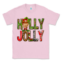 Bubblegum Pink Holly Jolly elf gnome Classic Tee - NancyCooperArtShop