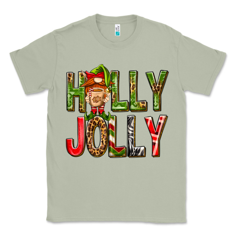 Holly Jolly Elf Gnome Classic Tee by NancyCooperArtShop | Teevron