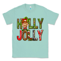 Seafoam Holly Jolly elf gnome Classic Tee - NancyCooperArtShop