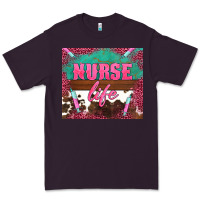 Plum western nurse life needle Premium Tee - BarkalooDesign